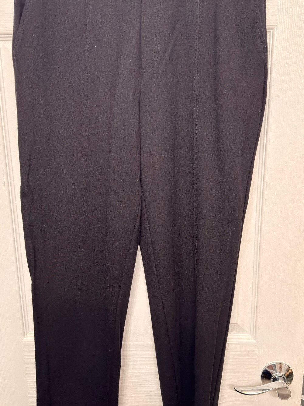 Matty M Black Straight-Leg Women's Pants